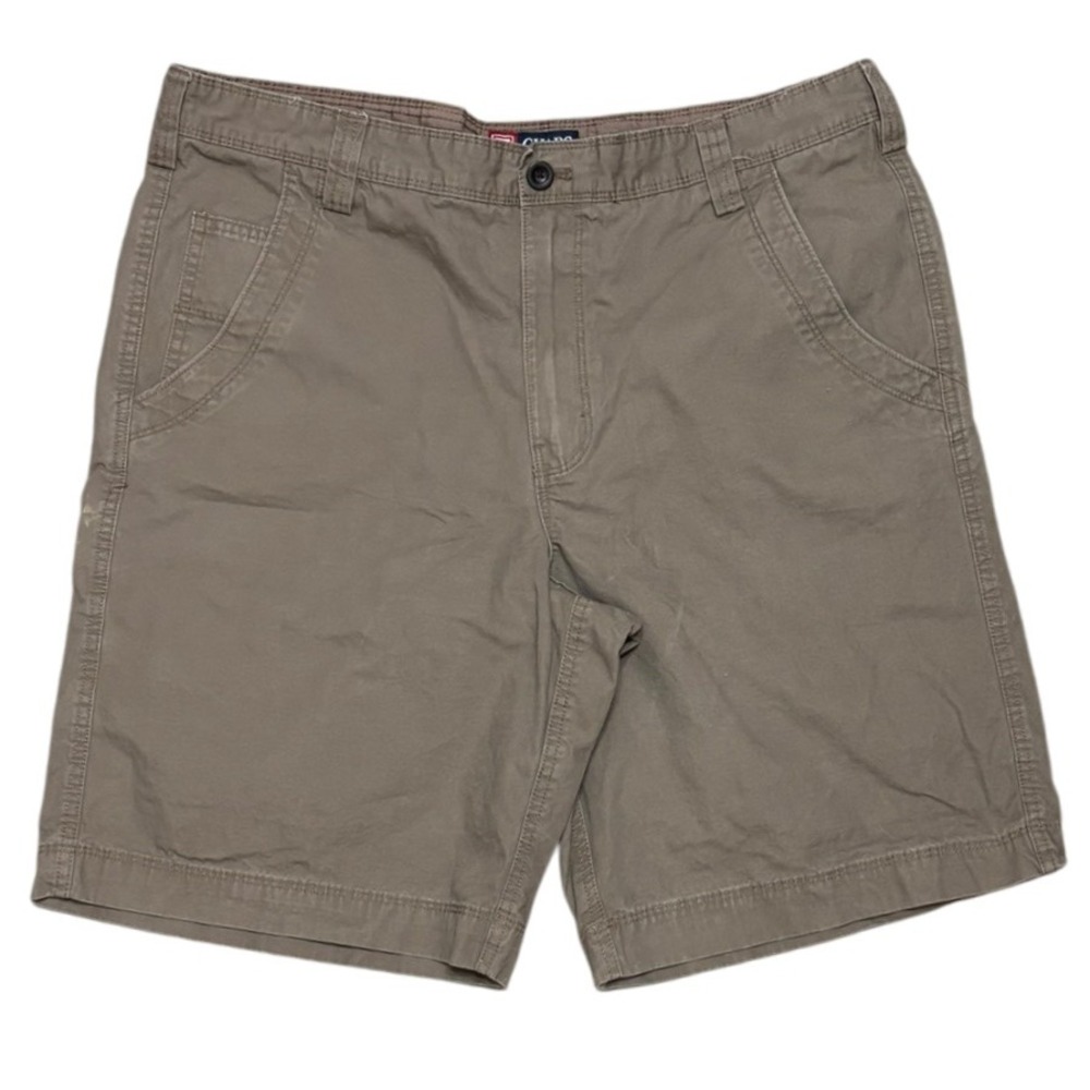 Chaps Mens Shorts Size‎ 36 Brown Cotton Cargo Casual